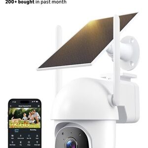 Solar-Powered 360 view Security Camera